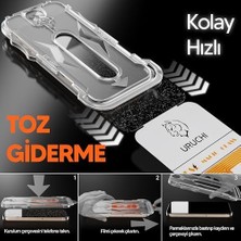 MiraLive 16 Pro Ile Uyumlu Premıum Gizlilik (Privacy) Ekran Koruyucu 45° Hayalet Görünüm, Kolay Kurulum Hizalama Aparatlı, Darbelere Karşı Ekstra Güçlü ve Toz Bırakmayan Temperli Cam