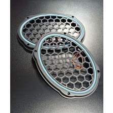 Neon Işıklı 6x9 Oval Hoparlör ve Midrange Kapağı Takımı (2'li)