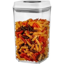 Emdeco Basmalı Kare Erzak Saklama Kabı (1,25 Lt.) ÖLÇÜLER:106X106X192MM