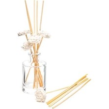 Emdeco 15'li Çiçek Taşlı Doğal Bambu Kamış Seti