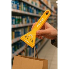 Emdeco Cam Kazıma Bıçağı, Plastik, Çelik Uçlu, Ergonomik Saplı, Etiket ve Boya Kalıntısı Temizleyici, 70MM Bıçaklı, Cam Temizliği, Mermer Temizliği, Fırın ve Boya Temizliği Için Kazıyıcı (2 Adet)