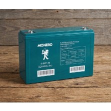 MONERO12V 40AH Amper Dar  E-Bıke Akü Ebatlar: 267X78X170MM