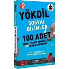 MiraLive Yargı Yökdil Sosyal Bilimler 100 Adet Temel Seviye Renkli Çeviri Okuma Çalışması
