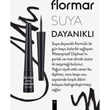Emdeco Suya Dayanıklı Parlak Dipliner Siyah Waterproof Dipliner 001 Black