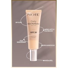 Emdeco Daily Skin Perfector Skin Tint 120 Spf 50 Ton Eşitleyici Doğal Bitişli Renkli Nemlendirici