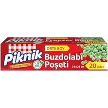 Uray Home Piknik Buzdolabı Poşeti Orta 20'li