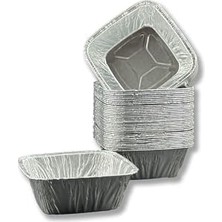 MiraLive Alüminyum Aşure Tatlı Kasesi * Sütlaç Kabı Tatlı Kase Aliminyum 50 Adet