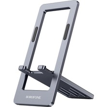Emdeco Katlanabilir Stant Model Aluminyum Materyal Akıllı Telefon Standı Masaüstü Stand Katlanabilir Cep Telefonu Telefon Tutucu BH112