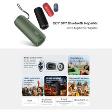Emdeco Qcy Sp7 Rgb Bluetooth Hoparlör Siyah