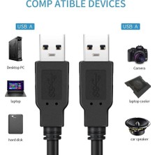 Emdeco Plus PX-USB05 0.5 Metre USB To USB Kablo, Notebook Soğutucu Kablosu, Kısa USB Kablo