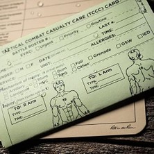 MiraLive In The Rain Tüm Hava Koşulları 5.7" x 8.5" Yumuşak Bağlı Medic Dizüstü Seti, Uzun Süreli Yaralı Bakım Sağlık Seti (No. 980T-MED-KITL)