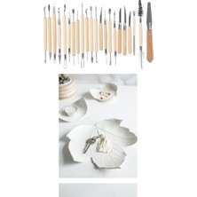 Emdeco 30 Parça Heykel Çömlek Seramik Kil Yapım & Modelleme Seti