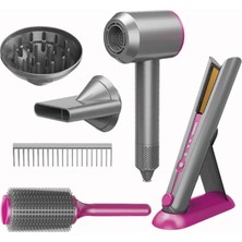 Emdeco Oyuncak Profesyonel Saç Kurutma Makinesi, Iyonik Saç Kurutma Makinesi, Saç Maşası,difüzörlü Saç Kurutma Makinesi, Masaj Tarağı, Aile ve Kuaför Salonları