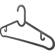 Emdeco 20 Adet Dolap Içi Elbise Askısı,pantolon,gömlek,ceket,etek Askısı,gardrop Için Slim Plastik Askı (20 Adet)