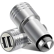 Emdeco 2.1A Araç Çakmaklık Şarjı 2 Giriş USB