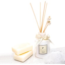 Emdeco 110 ml Ekru Şişe Beyaz Sabun Banyo Kokusu