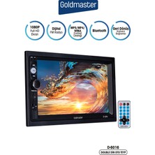 D6016 Ekran Yansıtmalı Double Din Oto Teyp, Yüksek Performans ve Şık Tasarım