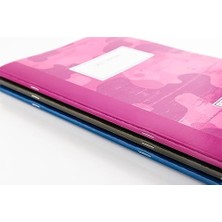 Emdeco Kamuflaj Desen A4 Okul Defteri, 60 Yaprak Kareli 4'lü Paket