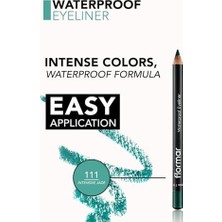Emdeco Uzun Süreli Kalıcı Etki Suya Dayanıklı Göz Kalemi Yeşil Waterproof B.q.white