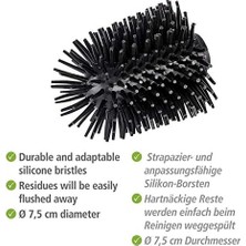 Emdeco Yedek Silecek Lastiği, Silikon, Siyah, 7,5x7,5x9,3 cm