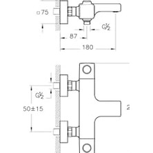 Emdeco Aquaheat A47159 Ss3 Banyo Bataryası, Krom