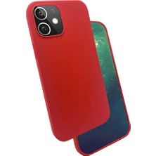 Emdeco ile Uyumlu 12 Mini Kılıf Silk Silikon Kırmızı