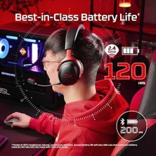Emdeco Cloud Iıı S -Red Gaming Headset Kablosuz Oyuncu Kulaklığı