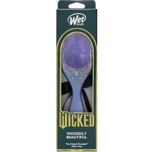 Emdeco Wet Brush Orijinal Der Saç Fırçası Elphaba (Wicked) Kit - Ultra Yumuşak Intelliflex Kıllar - Dolaşık Açıcı Fırça Tüm Saç Tipleri Için Dolaşık Açıcı Fırça (Islak Kuru ve Hasarlı) - 1 Fırça ve 1