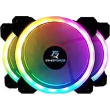 Emdeco Gameforce Dualrıng 3X120MM A-Rgb Kasa Fanı