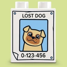 Emdeco Kurtarma Motosikleti 10967 – 2 Yaş ve Üzeri Çocuklar Için Eğitici Hediye Fikri, Motosiklet ile Memuru ve Köpek Minifigürleri Içeren Yaratıcı Oyuncak Yapım Seti (5 Parça)