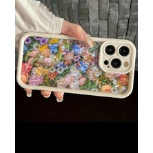 Emdeco 13 ve 13 Pro Yağlıboya Çiçek Desenli Telefon Kılıfı – Şık ve Dayanıklı Tasarım (13 Pro Gardenia)