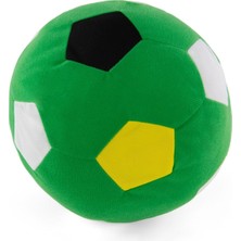 Emdeco Wyswyg "kumaş Top" Sparka Softball 20 cm Çap – Futbol Topu Yeşil-Beyaz – Yıkanabilir – Yaş Sınırlaması Yoktur