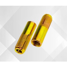 Emdeco Çelik Dübel M8X30MM, Çelik Galvanizli Çakma Dübel, Duvar Montaj Ankrajı, Yapıların Sabitlenmesi ve Yük Taşıma Kapasitesini Artırmak Için 10 Adet