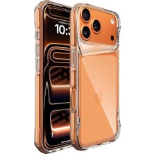 Emdeco 17 Pro Max Için Defend Serisi Kristal Berraklığında Ultra Şeffaf Arkası Sert Polikarbonat Kenarları Yumuşak Silikon Super Koruyucu Özellikli Kılıf (Şeffaf, 17 Pro Max)