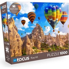Emdeco Blue Focus 1000 Parça Puzzle - Cappadocıa (Kapadokya)