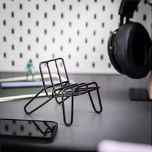 Emdeco Alaşımlı Çelik Krubbet Cep Telefonu Tutucu, Siyah