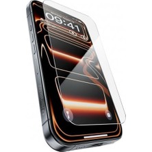 Emdeco 14 Pro Ekran Koruyucu Için [kolay Takılan], 9h Güçlü Temperli Cam, Yüksek Çözünürlük, Çizilmeye Dayanıklı, Kılıf Dostu, Yok Hissi Verir - [siyah Köşesiz]