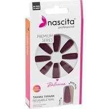 Emdeco 24'lü Ballerina Renkli Takma Tırnak - 154