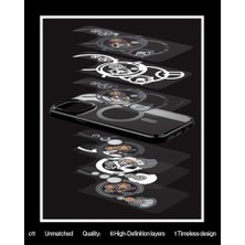 Emdeco 16 Pro Max ile Uyumlu Ince Magsafe Kılıf Ultra Hybrid T Kamera Butonu Sararma Karşıtı DURACLEAR™ Hava Kanalı TEKNOLOJISI™ Askeri Sınıf Koruma C11 Chronos Tasarım Kapak - ACS09192