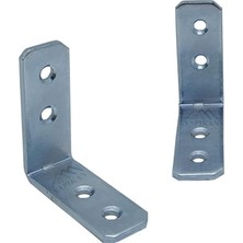 Emdeco 10 Adet Orta Yük L Demir Gönye Köşebent 2.5X18X45X45MM - Mobilya, Dolap, Raf, Masa,, Kitaplık, Ahşap Kenar Köşe Bağlantı Birleştirme Sabitleme Demiri - L Metal Montaj Tamir Aparatı