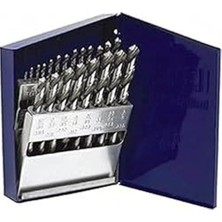 MiraLive Industrial Spiral Matkap Ucu Seti, Düz Şaftlı, Uzunluk, 63221, Kobalt, Metalik Altın Rengi, 21 Adet Metal Endeksi