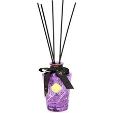 Emdeco 130 ml Mor Batik Cam Şişe Vanilya Oda Kokusu