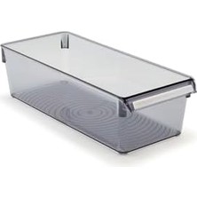 Emdeco M-E27-20-25 Düzenleyici Raf, Şeffaf Siyah