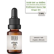 MiraLive Masala Saf Zencefil Yağı 5 ml - (Ginger Essential Oil)
