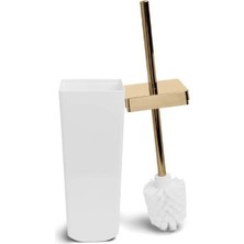 Emdeco Tuvalet Fırçası Beyaz Altın