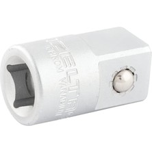MiraLive 1513060002 M Lokma Adaptörü, Krom, 1/2", 3/8"