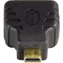 Emdeco Adaptör HDMI A Soket - D (Micro)Fiş Altın Uç Siyah