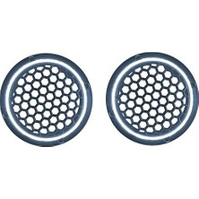 Emdeco Neon Işıklı 16 cm Hoparlör ve Midrange Kapağı - 2 Adet - Beyaz