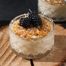 MiraLive Te-10 Cam Kase Puding Tatlı ve Dondurma Kasesi 6'lı Kase Seti Dondurma Çerez Kasesi