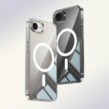 Emdeco 16E Uyumlu Şeffaf ve Magsafe Özellikli Telefon Kılıfı!!! (16E Magsafe ile Uyumlu Şeffaf Silikon Kılıf)